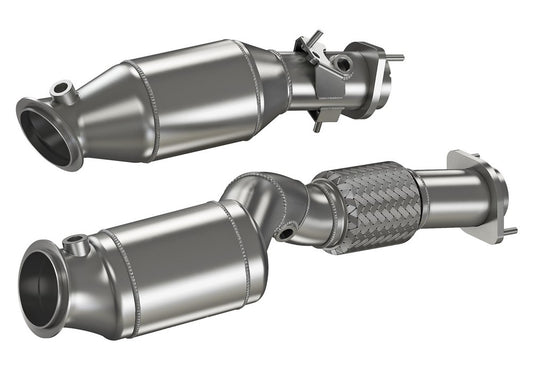HJS Downpipe (mit ECE Zulassung) - BMW M3/M4 (G80/82/83), X3M/X4M (F97 NUR LCI) - 90 82 2060