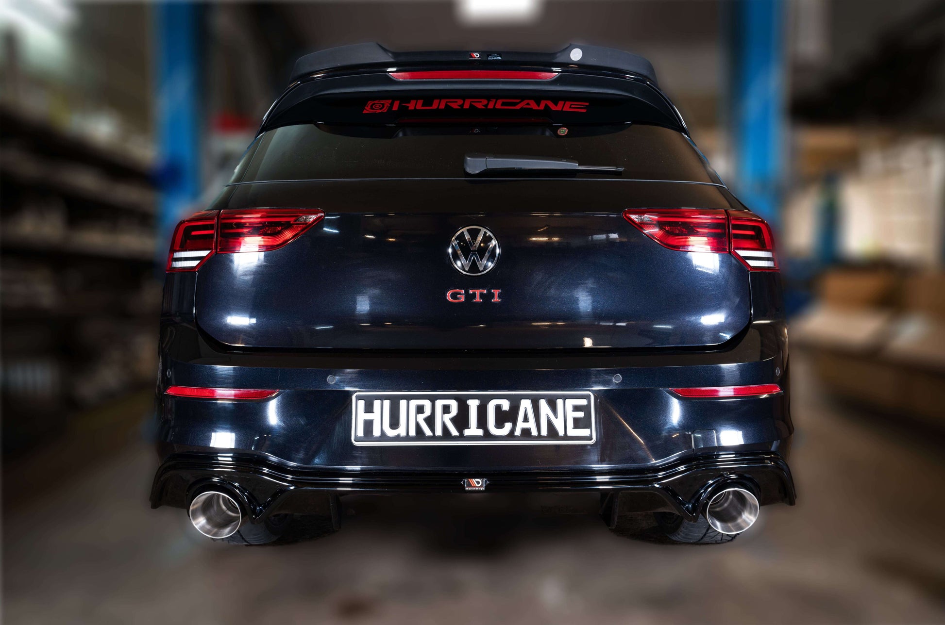 Hurricane Exhaust - 3.5" Klappenabgasanlage VW Golf 8 GTI