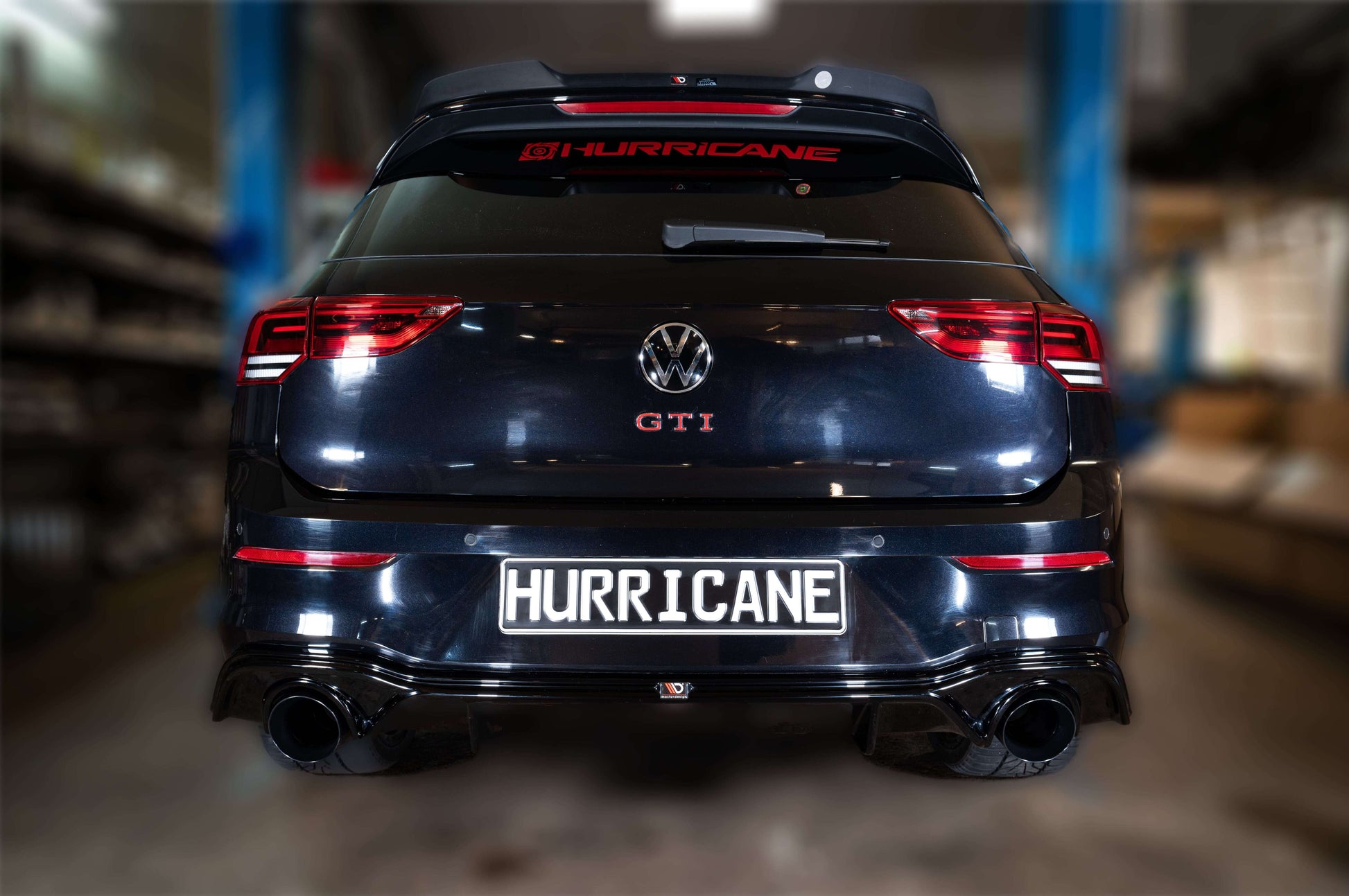 Hurricane Exhaust - 3.5" Klappenabgasanlage VW Golf 8 GTI