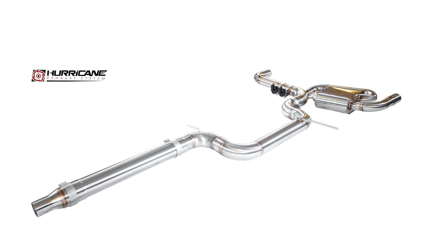 Hurricane Exhaust - 3.5" Klappenabgasanlage VW Golf 8 GTI