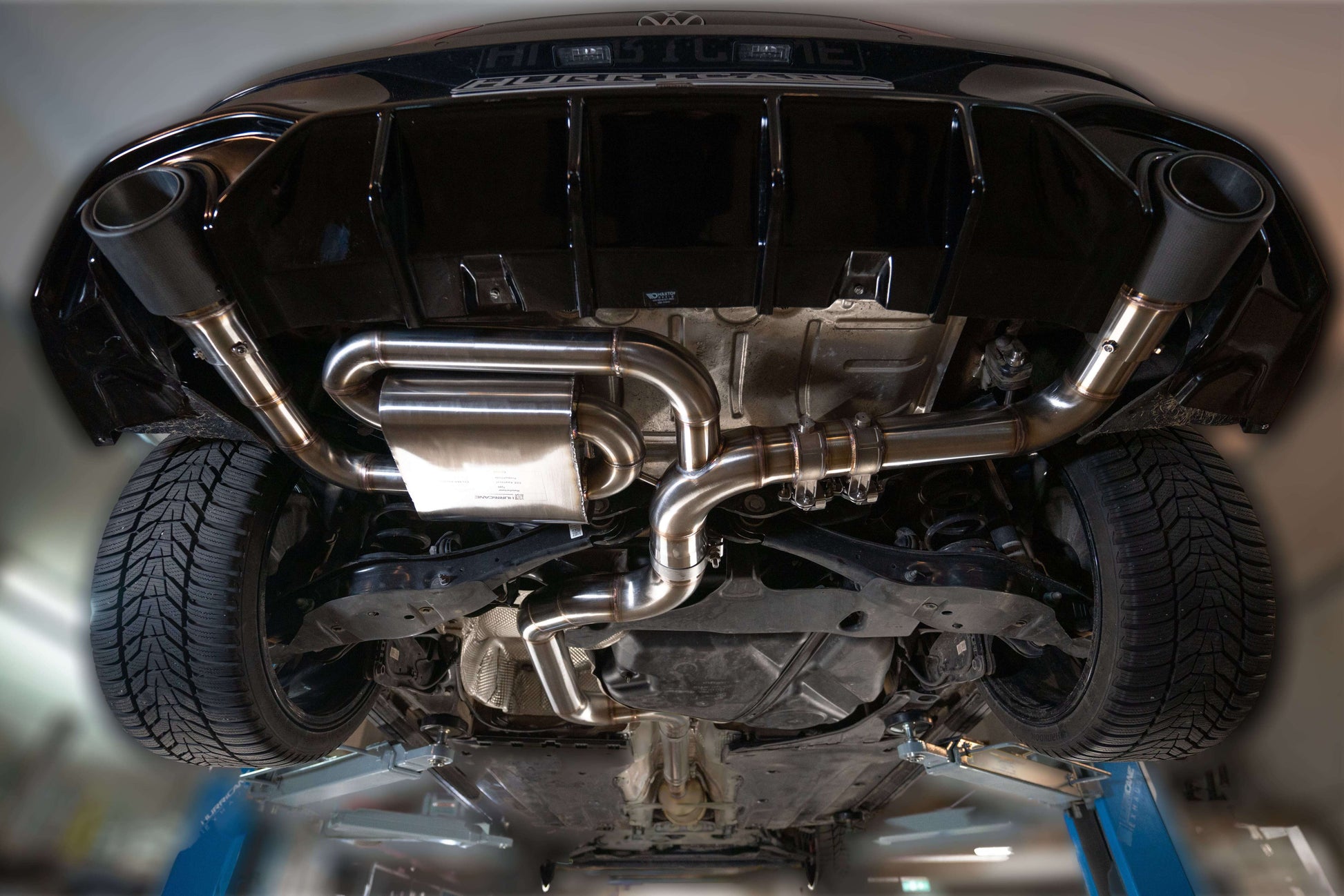 Hurricane Exhaust - 3.5" Klappenabgasanlage VW Golf 8 GTI
